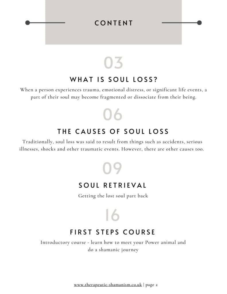 soul loss e-book content